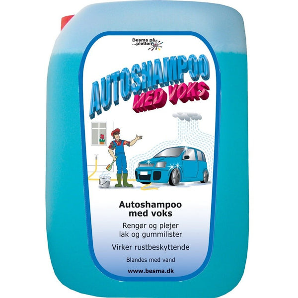 Autoshampoo m. voks 1-5L